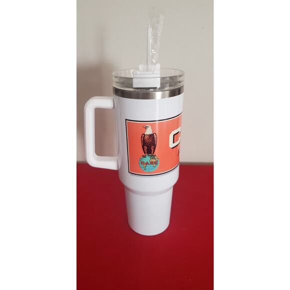Case Tractor and Machinery Banner 40 ounce Tumbler Stainless Steel